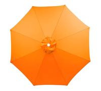 Durable Replacement Canopy for 8-Rib Patio Umbrella - Thick UV-Blocking Polyester Outdoor Sunshade - Available in Yellow Red Beige - 2M Parasol Cover for Garden & Patio