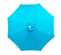 Durable Replacement Canopy for 8-Rib Patio Umbrella - Thick UV-Blocking Polyester Outdoor Sunshade - Available in Yellow Red Beige - 2M Parasol Cover for Garden & Patio