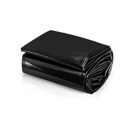 Durable Revêtement de bassin à carpes koï 0,12 mm - Membrane robuste facile à couper - Film de rechange pour cascade et fontaine (noir, 5 x 6 m)