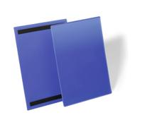 DURABLE Pochette porte-documents Pochettelogistique A4 paysage magnétique Bleu foncé boîte de 50