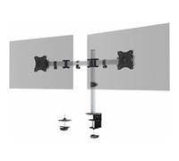 DURABLE Support double écran SELECT – jusqu'à 27, 8 kg – 180° orientable – argent