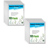 Durable Self-Adhesive Magnetic DURAFRAME Document Sign Hold Cadre de marquage magnétique A4 8.5x11 pouces autocollant cadre de marquage de