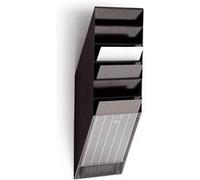 DURABLE Set porte-brochures mural 'FLEXIBOXX 6', A4, noir Noir G
