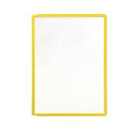 Durable Sherpa A4 Panneau d'Affichage - Affichage de Documents Carrousel Accessoires (Cadre, A4, Pp, Jaune)