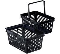 DURABLE SHOPPING BASKET 19 - Panier de courses - polypropylène - noir G