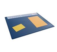 DURABLE - Sous-main antidérapant avec calendrier - 65 x 50 cm - en polypropylène - Bleu foncé - 722307