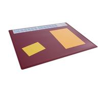 DURABLE Sous-main 722303 Calendrier 4 ans Rouge transparent 650 x 500 mm