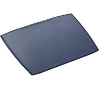 DURABLE Sous-main ARTWORK 650x520 mm avec rabat transparent, Bleu foncé, 720107
