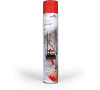 DURABLE - Spray de marquage au sol DURALINE 750 ml - Aérosol de traçage permanent intérieur/extérieur - Haute résistance trafic - Peinture sol usines, entrepôts, parkings - Rouge - 1 pièce - 114003