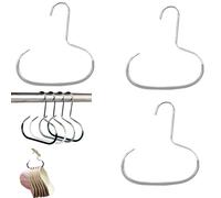 Durable Steel Hangers Maximize Closet Space with Versatile Storage, Hats Rack Closet Organizers Clothes Storage Accessory, Scarf and Hat Organizer (Gray)