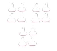 Durable Steel Hangers: Maximize Closet Space with Versatile Storage, Multifunctional Steel Hangers, for Scarves, Bra (12pcs-Pink)