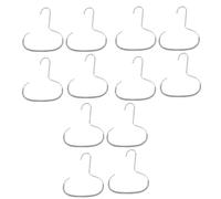 Durable Steel Hangers: Maximize Closet Space with Versatile Storage, Multifunctional Steel Hangers, for Scarves, Bra (12pcs-Gray)