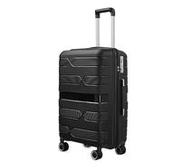 Durable Suitcase for Women 20/24/28Inch Lightweight Durable 4-Wheel Spinner Cabin Size Travel Suitcase Women's Luggage Retro Suit Case,C-20In