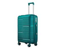 Durable Suitcase for Women Indestructible Hardshell Expandable Spinner Luggage with Lock 20/24/28In Retro Suit Case,Green-24In
