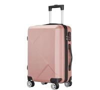 Durable Suitcase for Women Luggage Hardcase Suitacse with Spinner Wheels Lightweight Hardshell Suitcase with Wheels Retro Suit Case,Pink-28In