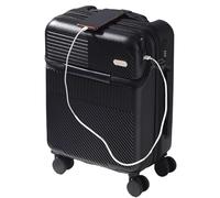 Durable Suitcase for Women Suitcases with USB Charging Port Combination Lock Universal Wheel Luggage for Travel Retro Suit Case,A-24In