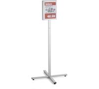 Durable Support d'information Info stand Outdoor A4, Anthracite, 502057 | Avec 2 poches magnétiques étanches IPX5, fermeture à pression , résistant aux intémpéries, film stabilisé UV, Made in Poland