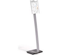 DURABLE Support d'information sur pied INFO SIGN STAND A4, Argent, 481223