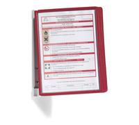 DURABLE Système de consultation Vario Wall 5 Rouge