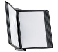 Durable Support mural pour panneau transparent SHEPA STYLE WALL 10 - 5854 noir DIN A4 Nombre de pochettes transparentes incluses