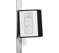 DURABLE Support mural VARIO® MAGNETIC WALL 10, Noir, 591801
