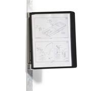 DURABLE Support mural VARIO® MAGNETIC WALL 5, Noir, 591401
