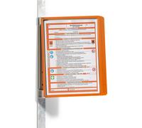 DURABLE Support mural VARIO® MAGNETIC WALL 5, Orange, 591409