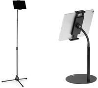 DURABLE - Support tablette de table & trépied TWIST COMBI - Compatible tablettes/Ipad/Iphone - Pour tablettes 4,7" à 13" - 1 pièce - Noir - 894301