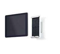 Durable Support Tablette Mural, iPad 7-13 Pouces, Blanc | Support mural rotatif 360°, bras avec passage de câble, verrouillage antivol par clé, ouverture pince symétrique