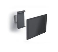 DURABLE - Support Tablette Mural - Compatible IPad Galaxy Tab et Autres Tablettes de 7 à 13″ - Pivote à 360° - Verrouillage antivol