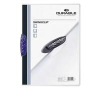 Durable Swingclip Protège Documents Polypropylène (Pp) Bleu Foncé