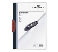 Durable Swingclip Protège Documents Polypropylène (Pp) Rouge