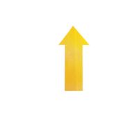 Durable Symbole de marquage au sol permanent - Adhésif antidérapant - Flèche - 20 x 10 cm - Jaune - Lot de 10