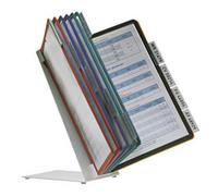 Durable Système de panneau d'affichage de table Vario A4 - 20 pochettes assorties