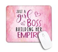 Durable Tapis de Bureau Fille Boss bâtiment antidérapant Souris de Gaming Mousepad 25x30cm pour PC,Souris,Claviers