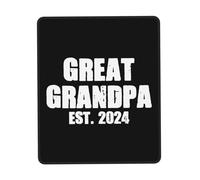 Durable Tapis de Souris, Arrière-Grand-père Est 2024 Mousepad Bords Cousus Tapis de Bureau pour Ordinateur Joueurs Professionnels Jeux