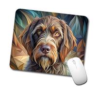 Durable Tapis De Souris Griffon D'Arrêt À Poil Dur - Art Abstrait Stylisé 25X30Cm, Gamer Mouse Pad Améliore La Précision Et La Vitesse Tapis De Souris Gaming pour Jeux Souris