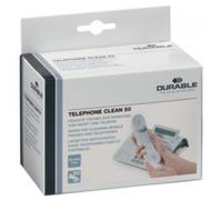 DURABLE TELEPHONE CLEAN 50 - Lingette de nettoyage - blanc (pack de 50)