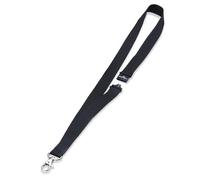 DURABLE Lacet textile 20 Eco - avec clip, fabriqué en bambou - Noir