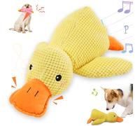 Durable The Mellow Dog - Jouet apaisant pour chien, jouet à mâcher pour chien, jouet à mâcher pour chiens d'intérieur (jaune)