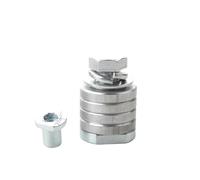 Durable Tool M14 to M10 Thread Slotting Retrofitting Accessories Angle Grinder Adapter Polishing Connecting Rod(125 Type M14 2.0)