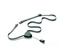 Durable - Tour de cou FLEX - Avec enrouleur pince crocodile- Cordon rétractable 60cm - Tour de cou ajustable avec sécurité Anti-traction - Boîte de 10 - 830901