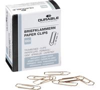 DURABLE Trombones 26 mm cuivrés paquet de 100, 100 pc, Cuivre, 120424