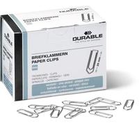 DURABLE Trombones 26 mm zingués paquet de 1000, 999 pc, Gris, 120725