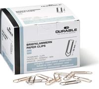 DURABLE Paper Clips 32 mm Copper Plated - Box of 1000 Clips - For Keeping Import