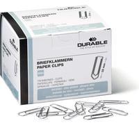 DURABLE Trombones 32 mm zingués paquet de 1000, 999 pc, Gris, 121125