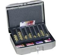 DURABLE Caisse à monnaie Euroboxx 178257 – Poignée, fermeture à clé, monnayeur acier, 4kg Anthracite