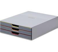 Durable VARICOLOR 3 - 7603 760327 Caisson à tiroirs gris DIN A4, DIN C4, folio, lettre Nombre de tir