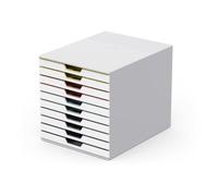 Durable Varicolor Mix 10 Boîte À Archives Plastique Multicolore, Blanc