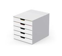 Durable Varicolor Mix 5 Boîte À Archives Plastique Multicolore, Blanc